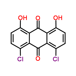9,10-Anthracenedione,1,8-dichloro-4,5-dihydroxy- Structure,66227-51-8Structure