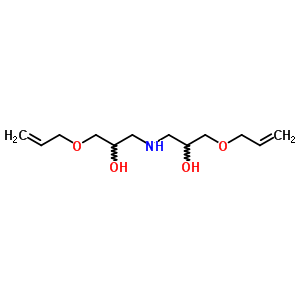 1-(烯丙氧基)-3-{[3-(烯丙氧基)-2-羟基丙基]氨基}丙烷-2-醇结构式_6626-36-4结构式