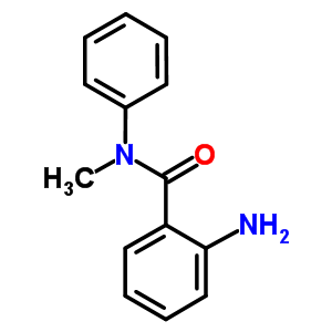 2-氨基-n-甲基-n-苯基苯甲酰胺结构式_6632-37-7结构式
