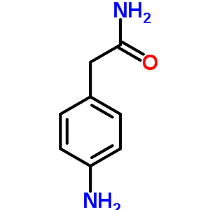 2-(4-氨基苯基)乙酰胺结构式_6633-76-7结构式