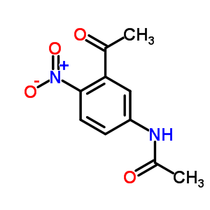 N-(3-乙酰基-4-硝基苯基)-乙酰胺结构式_6637-18-9结构式