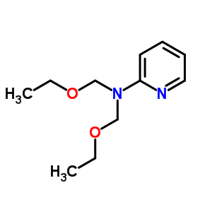N,N-双(乙氧基甲基)-2-吡啶胺结构式_66377-36-4结构式