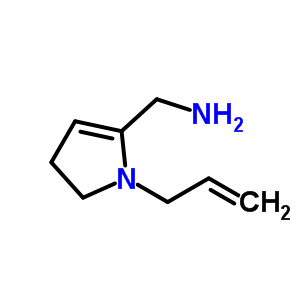1-烯丙基-2-氨基甲基吡咯烷结构式_66411-51-6结构式