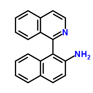 1-(2-氨基-1-萘基)异喹啉结构式_664302-70-9结构式