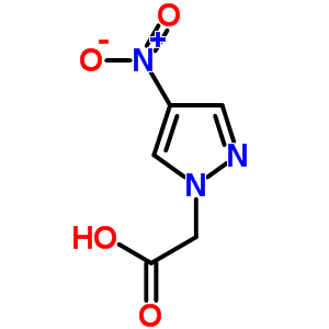 (4-硝基-1H-吡唑-1-基)乙酸结构式_6645-69-8结构式