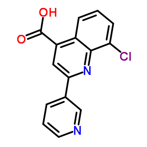 8-氯-2-吡啶-3-基喹啉-4-羧酸结构式_667436-24-0结构式