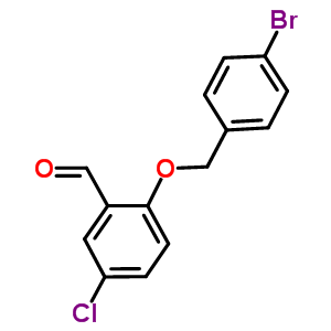 2-[(4-溴苄基)氧基]-5-氯苯甲醛结构式_667436-67-1结构式