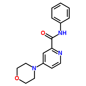 4-(4-吗啉)-N-苯基-2-吡啶羧酰胺结构式_66933-49-1结构式