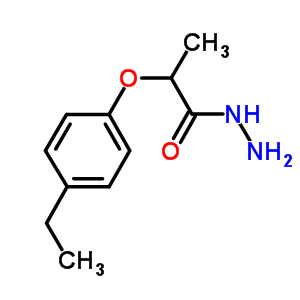 2-(4-乙基苯氧基)丙肼结构式_669705-42-4结构式