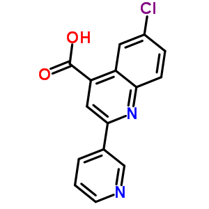 6-氯-2-吡啶-3-基喹啉-4-羧酸结构式_669709-49-3结构式