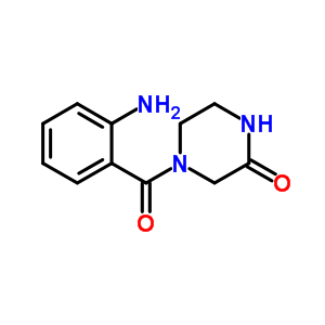 4-(2-氨基苯甲酰基)-2-哌嗪酮结构式_671794-74-4结构式