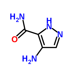 4-氨基-1H-吡唑-5-羧酰胺双盐酸盐结构式_67221-50-5结构式