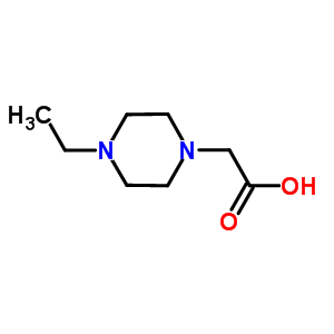 (4-乙基哌嗪-1-基)乙酸双盐酸盐结构式_672285-91-5结构式