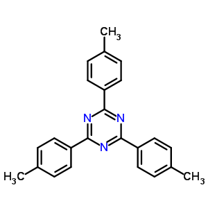 2,4,6-三对甲苯-1,3,5-三嗪结构式_6726-45-0结构式