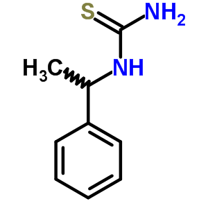 1-苯基乙基硫代脲结构式_67398-34-9结构式