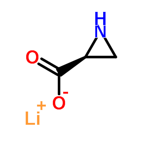L-aziri二ne-2-羧酸 lithiumsalt结构式_67413-27-8结构式
