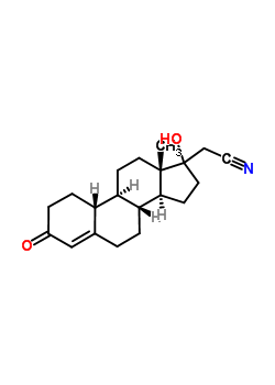 17alpha-氰基甲基-19-去甲睾酮结构式_67473-36-3结构式