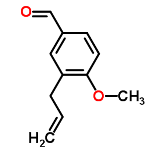 3-烯丙基-4-甲氧基苯甲醛结构式_67483-48-1结构式