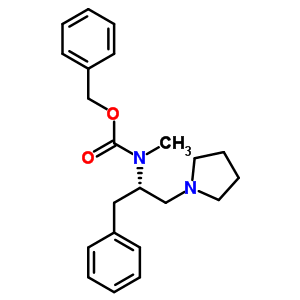 (S)-1-pyrrolidin-2-benzyl-2-(n-cbz-n-methyl)amino-ethane Structure,675602-74-1Structure