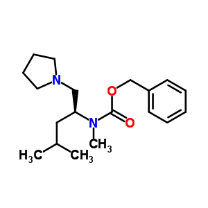 (S)-1-pyrrolidin-2-(n-cbz-n-methyl)amino-4-methyl-pentane Structure,675602-77-4Structure