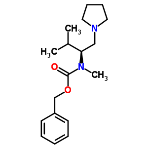 (S)-1-pyrrolidin-2-isopropyl-2-(n-cbz-n-methyl)amino-ethane Structure,675602-78-5Structure