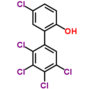 2,3,4,5,5-五氯-2-羟基联苯结构式_67651-36-9结构式