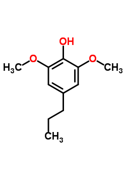 2,6-二甲氧基-4-丙基-苯酚结构式_6766-82-1结构式