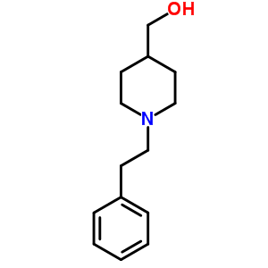 [1-(2-苯基乙基)哌啶-4-基]甲醇结构式_67686-02-6结构式
