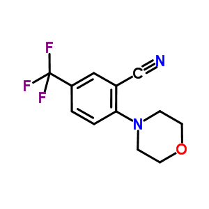 2-Morpholino-5-(trifluoromethyl)benzonitrile Structure,677749-94-9Structure