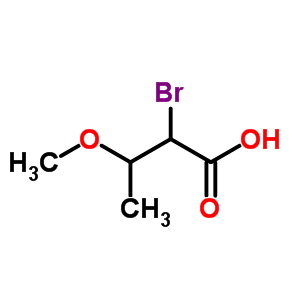 2-Bromo-3-methoxybutanoic acid Structure,67819-23-2Structure