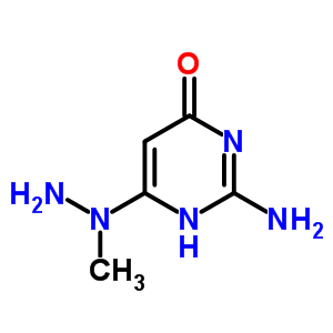 2-氨基-6-(氨基-甲基-氨基)-1H-嘧啶-4-酮结构式_67873-21-6结构式