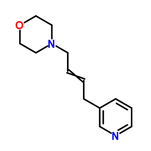 4-(4-吡啶-3-基-2-丁烯基)吗啉结构式_68036-74-8结构式