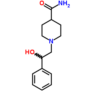 1-(2-Hydroxy-2-phenylethyl)piperidine-4-carboxamide Structure,681801-45-6Structure