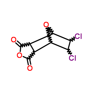 4,7-Epoxyisobenzofuran-1,3-dione,5,6-dichlorohexahydro- Structure,68182-81-0Structure