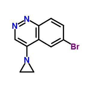 4-(1-氮丙啶)-6-溴噌啉结构式_68211-07-4结构式