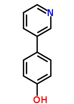 4-(3-吡啶)苯酚结构式_68223-13-2结构式