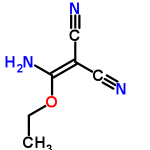 2-氨基乙氧基亚甲基丙二腈结构式_6825-53-2结构式