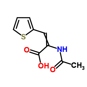 2-(乙酰基氨基)-3-(2-噻吩)-2-丙酸结构式_68762-59-4结构式