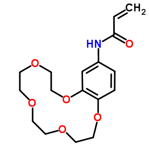 4-丙烯酰胺苯并-15-冠-5结构式_68865-30-5结构式