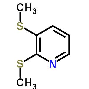 2,3-双(甲基硫代)-吡啶结构式_69212-36-8结构式