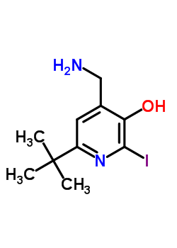 4-(氨基甲基)-6-叔丁基-2-碘吡啶-3-醇结构式_69213-46-3结构式