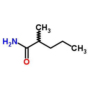 2-甲基-戊酰胺结构式_6941-49-7结构式