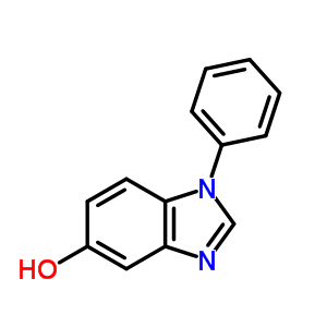 1-苯基-5-羟基苯并咪唑结构式_69445-45-0结构式