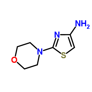 2-吗啉噻唑-4-胺结构式_695147-00-3结构式