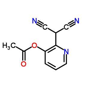 2-[3-(乙酰基氧基)-2-吡啶]-丙二腈结构式_69539-63-5结构式