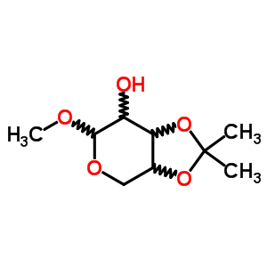 Methyl 3,4-isopropylidene-beta-l-arabinopyranoside Structure,6960-39-0Structure