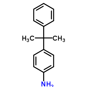 4-(2-苯基丙烷-2-基)苯胺结构式_6962-10-3结构式