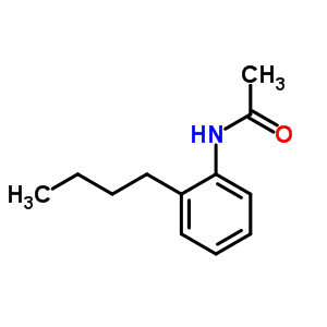 N-(2-丁基苯基)-乙酰胺结构式_6971-78-4结构式