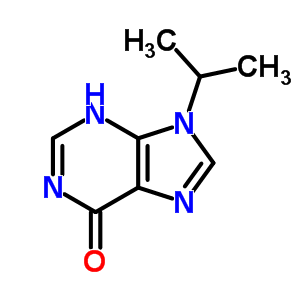 9-丙烷-2-基-3H-嘌呤-6-酮结构式_6972-84-5结构式