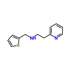 n-(2-噻吩甲基)-2-吡啶乙胺结构式_6973-67-7结构式